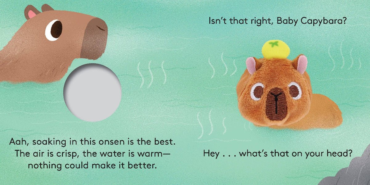 Baby Capybara: Finger Puppet Book - Twirls + Twigs