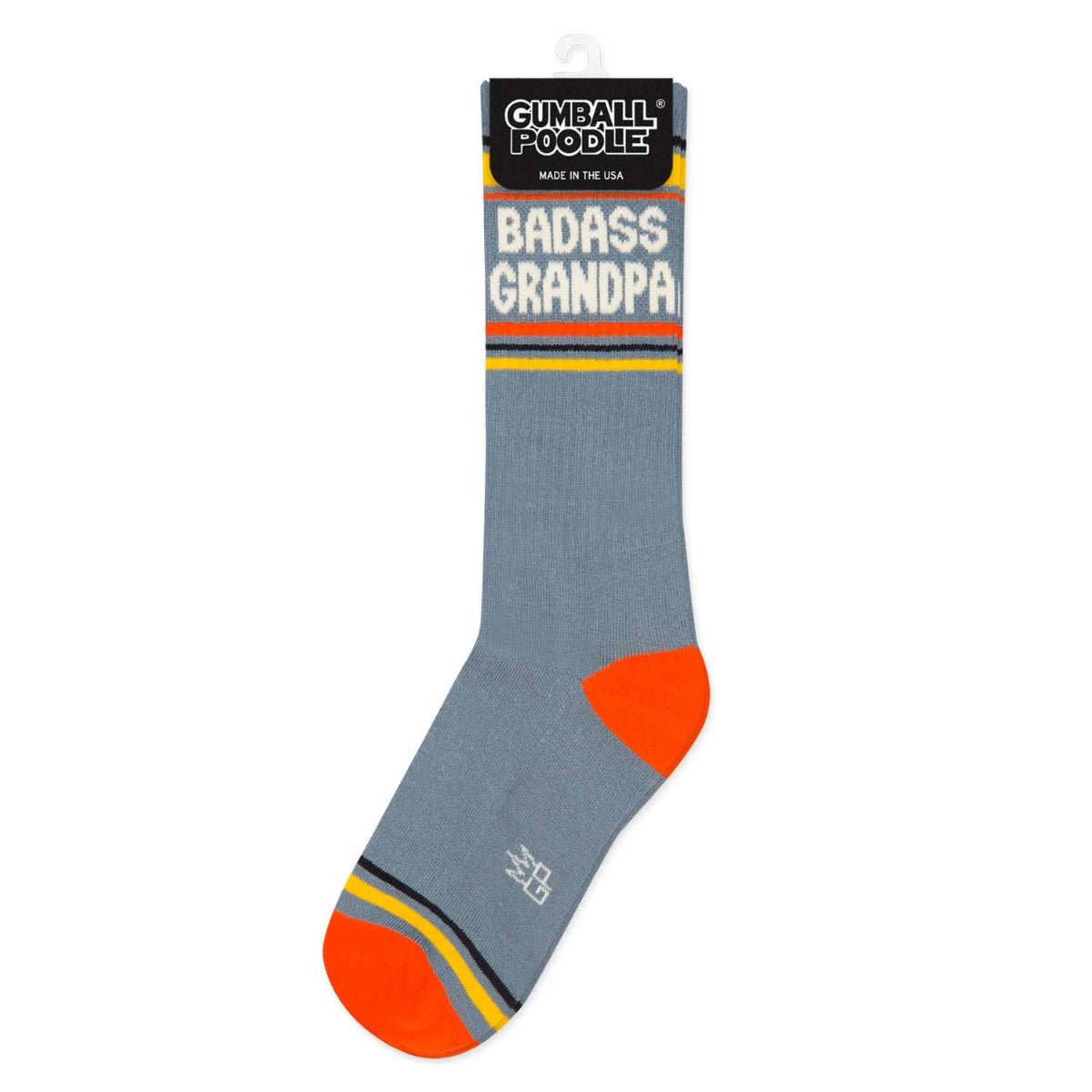 Badass Grandpa Gym Crew Socks - Twirls + Twigs