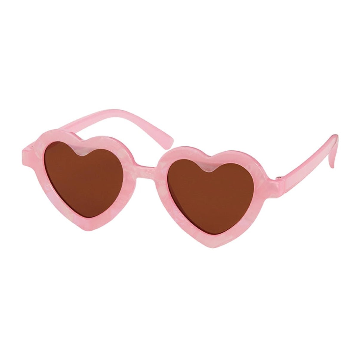 Kids Heart Pearlized Sunglasses - Twirls + Twigs