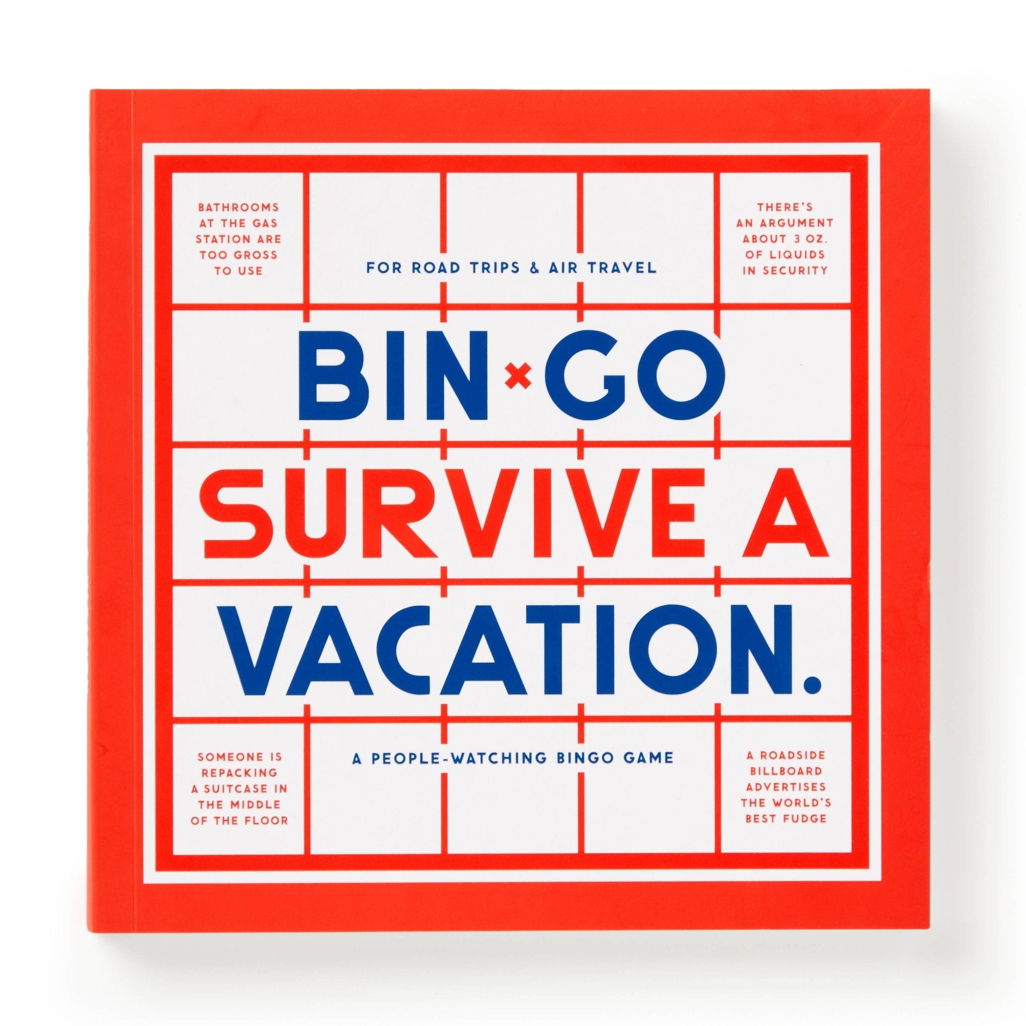 Brass Monkey Bin-Go Survive a Vacation Bingo Book - Twirls + Twigs