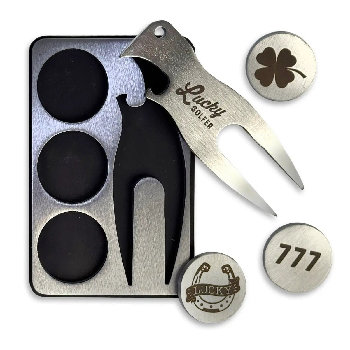Lucky Golfer Adventure Card – Golf Multi - Tool - Twirls + Twigs