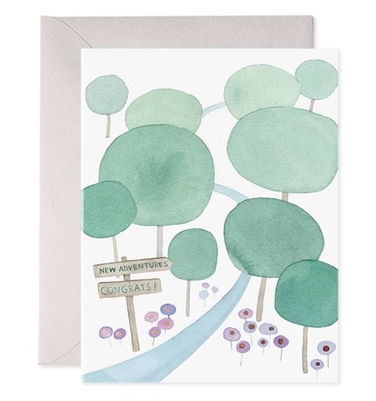 New Adventures Greeting Card - Twirls + Twigs