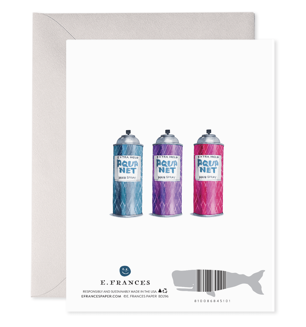 Aquanet Birthday Greeting Card - Twirls + Twigs