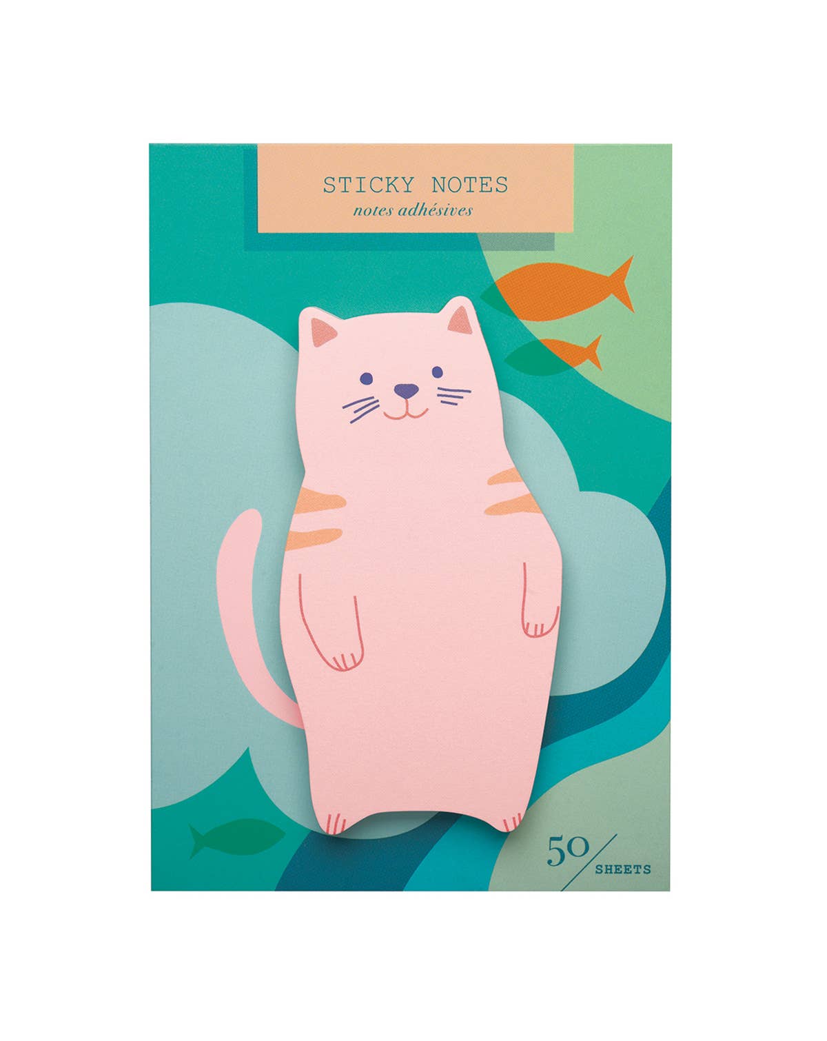 Gone Fishing Die Cut Sticky Notes - Twirls + Twigs