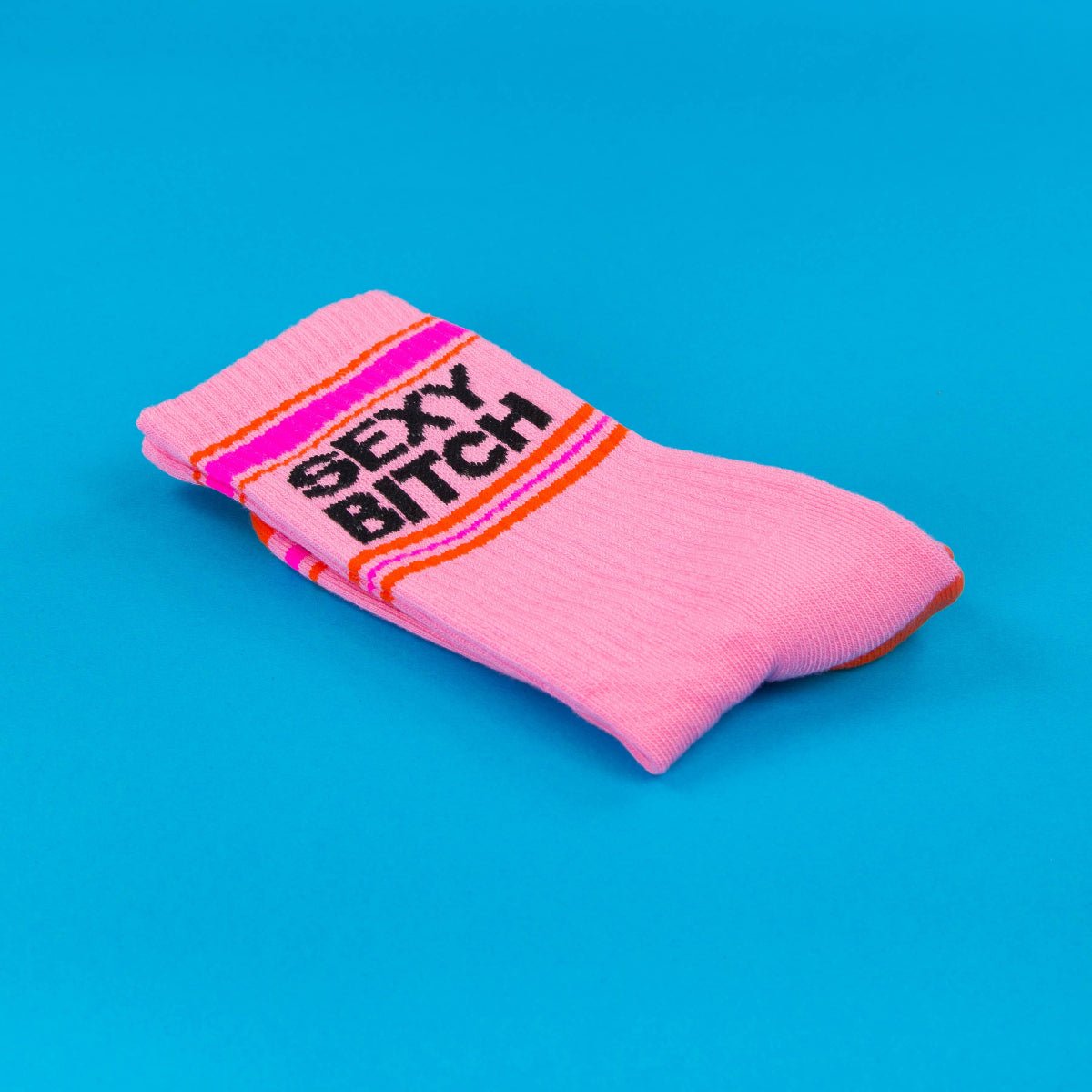 Sexy Bitch Gym Crew Socks - Twirls + Twigs