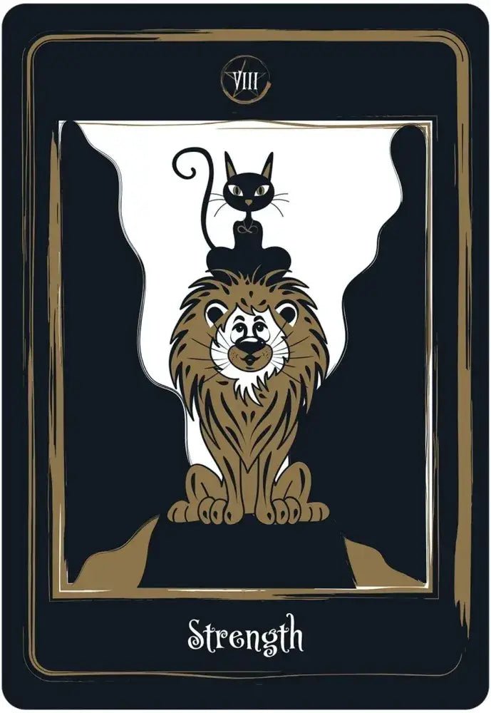Golden Black Cat Tarot - Twirls + Twigs