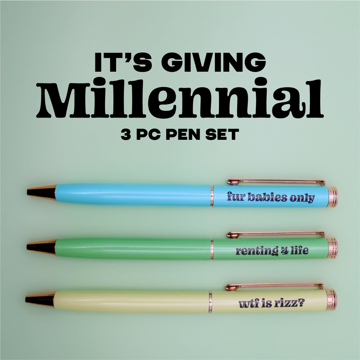 Millennial Pen Set - Twirls + Twigs