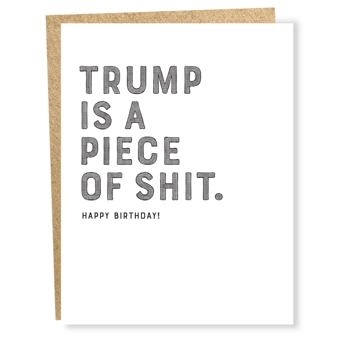 Trump/Shit Card - Twirls + Twigs