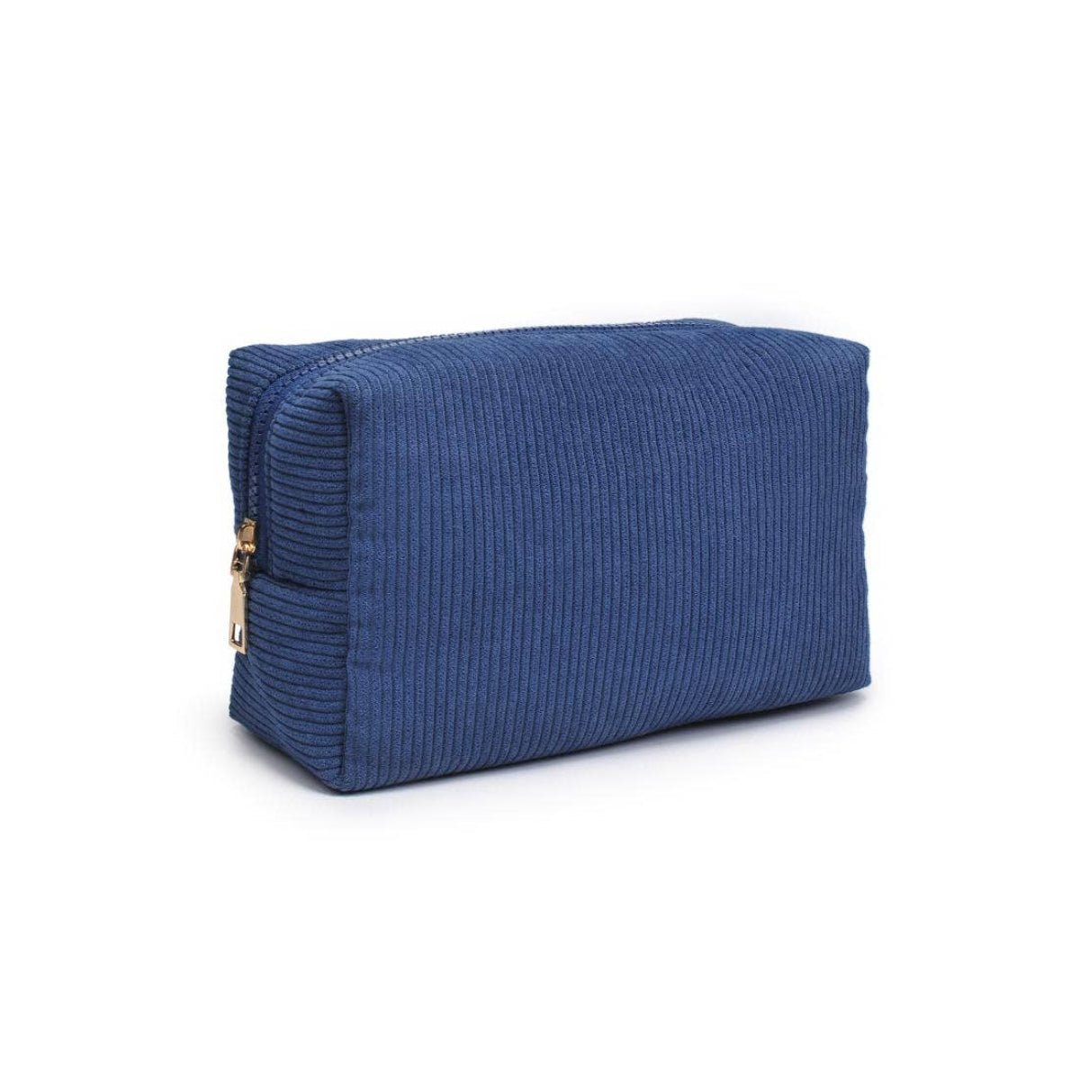 Cordially Yours - Corduroy Cosmetic & Travel Organizer Pouch: Cinnamon - Twirls + Twigs