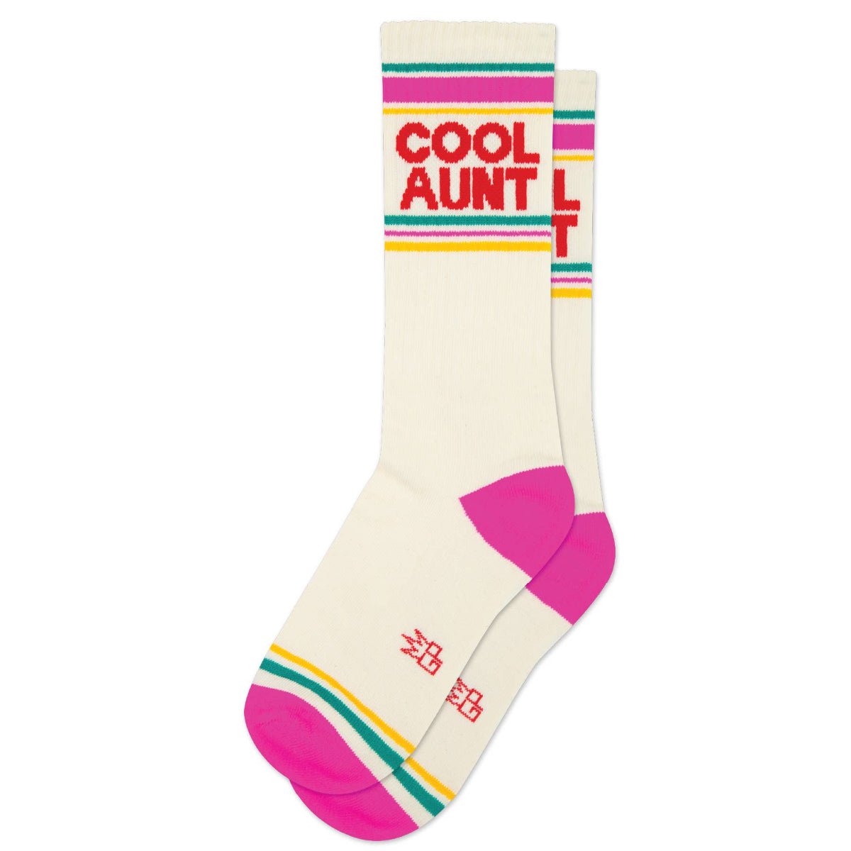 Cool Aunt Gym Crew Socks - Twirls + Twigs
