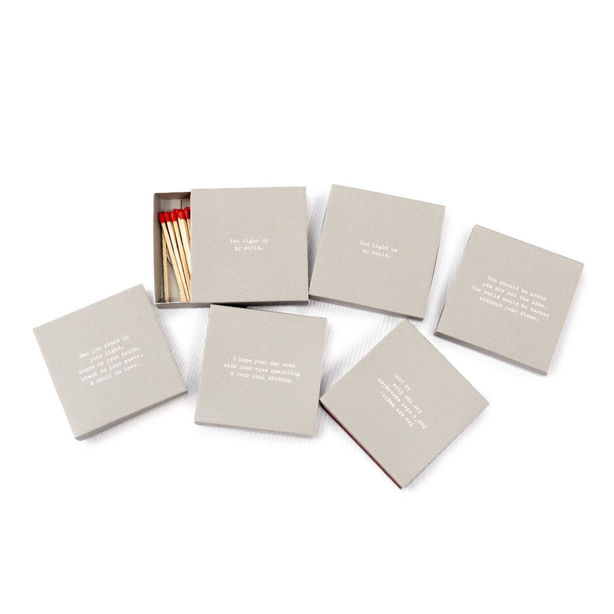 Encouragement Matches - 3.5" x 3.5" - Twirls + Twigs