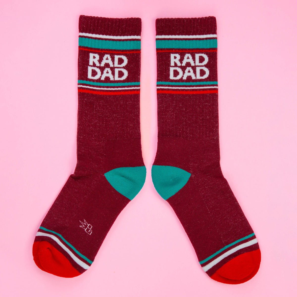Rad Dad Gym Crew Socks - Twirls + Twigs