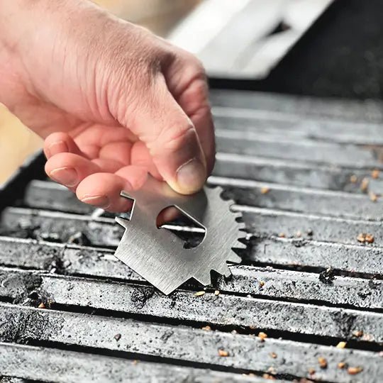 Universal Grill Scraper – Bristle - Free Bbq Tool - Twirls + Twigs
