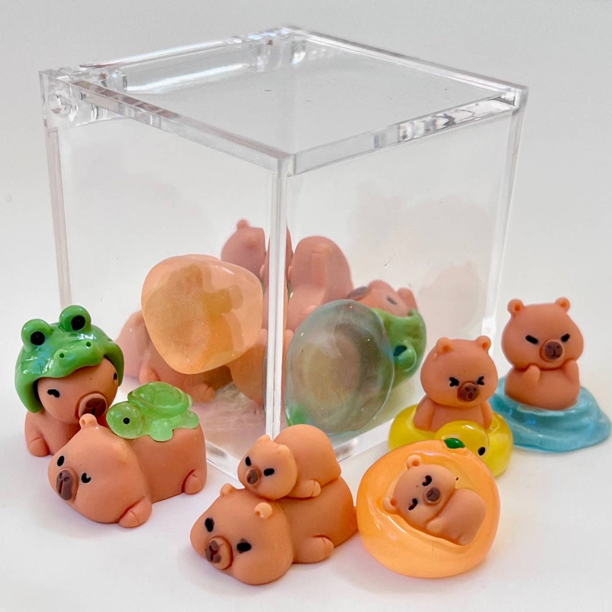 Cute Capybara Miniature Figurines - Twirls + Twigs