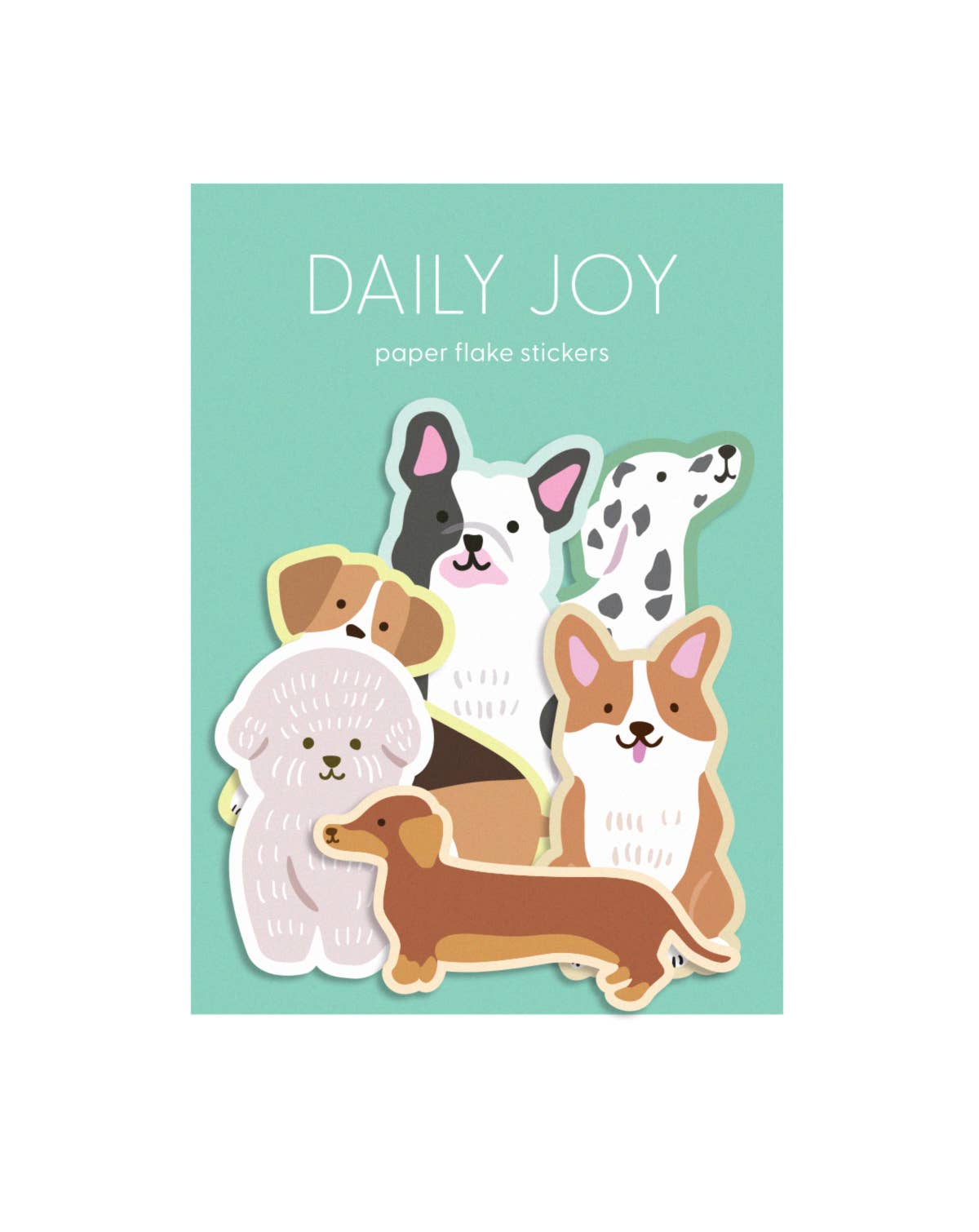 Dogs Flake Stickers - Twirls + Twigs