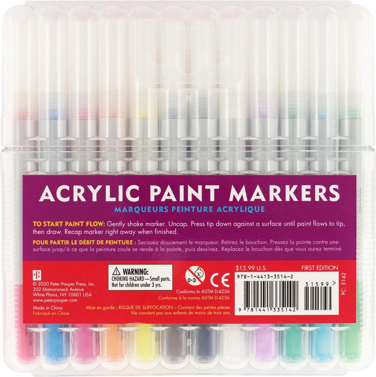 Studio Series Acrylic Paint Markers (Set of 12) - Twirls + Twigs