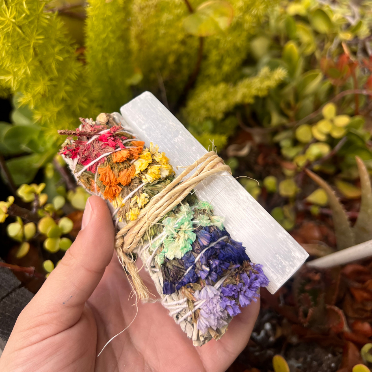 Sage Bundle - Chakra with Selenite - Twirls + Twigs