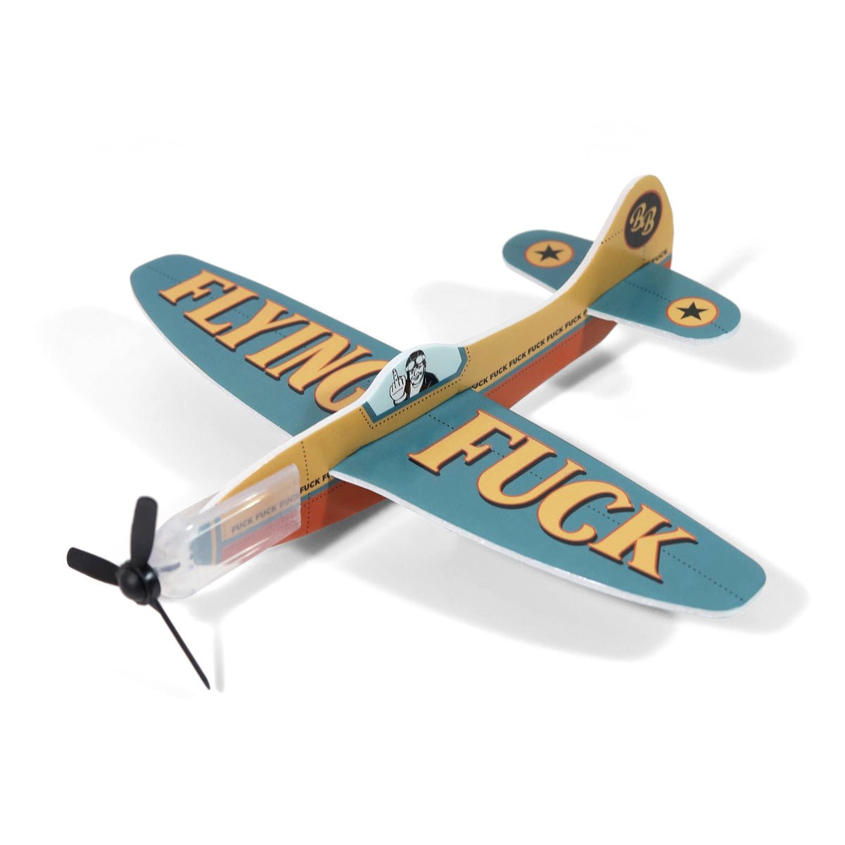 Novelty Toy Foam Glider Flying Fuck - Twirls + Twigs