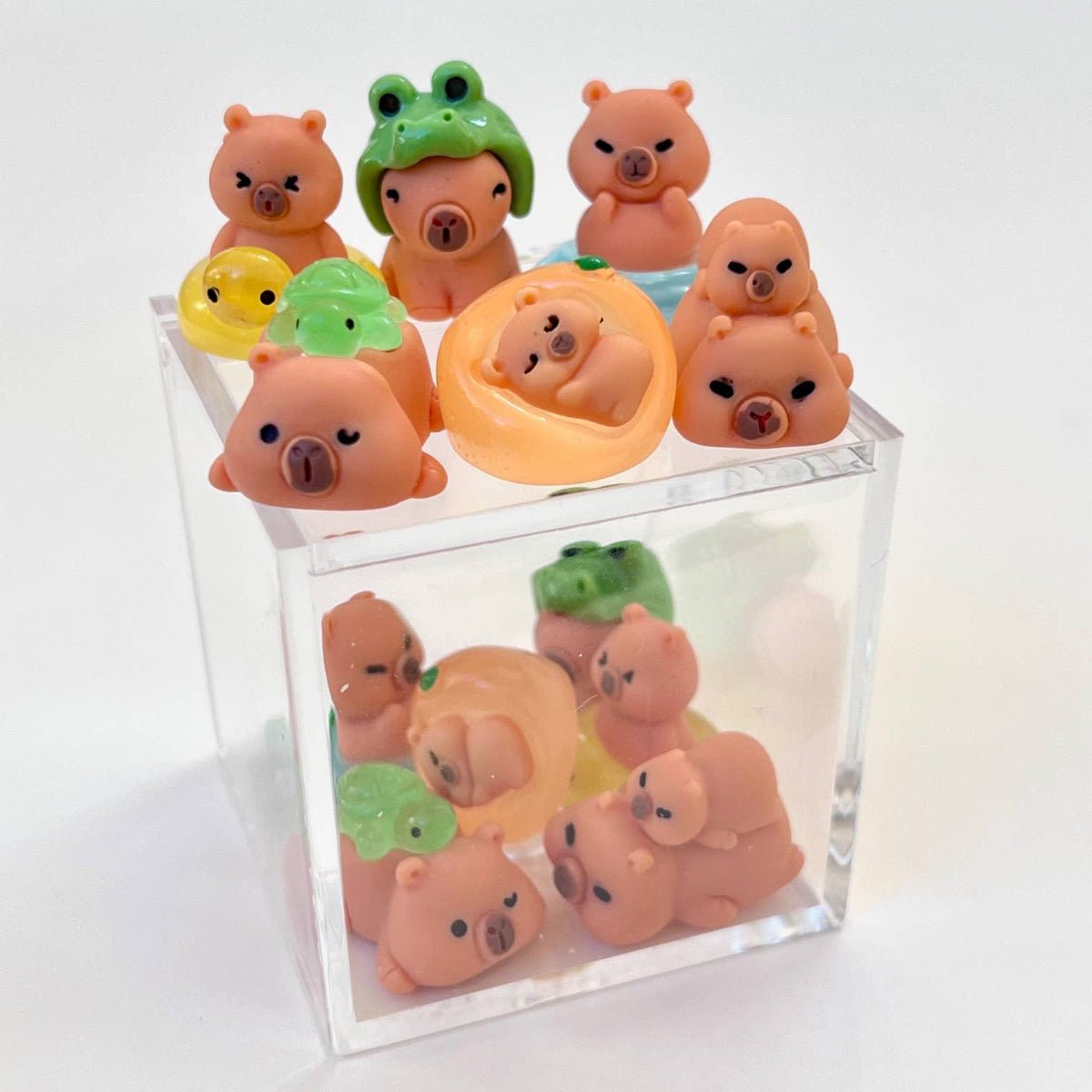 Cute Capybara Miniature Figurines - Twirls + Twigs