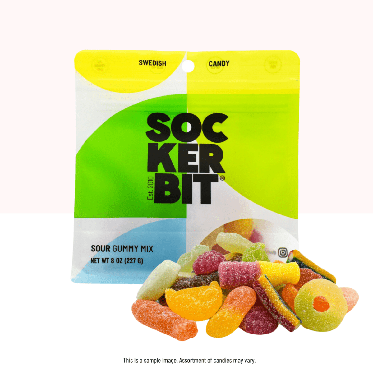 Sour Mix Swedish Candy Bag - Twirls + Twigs
