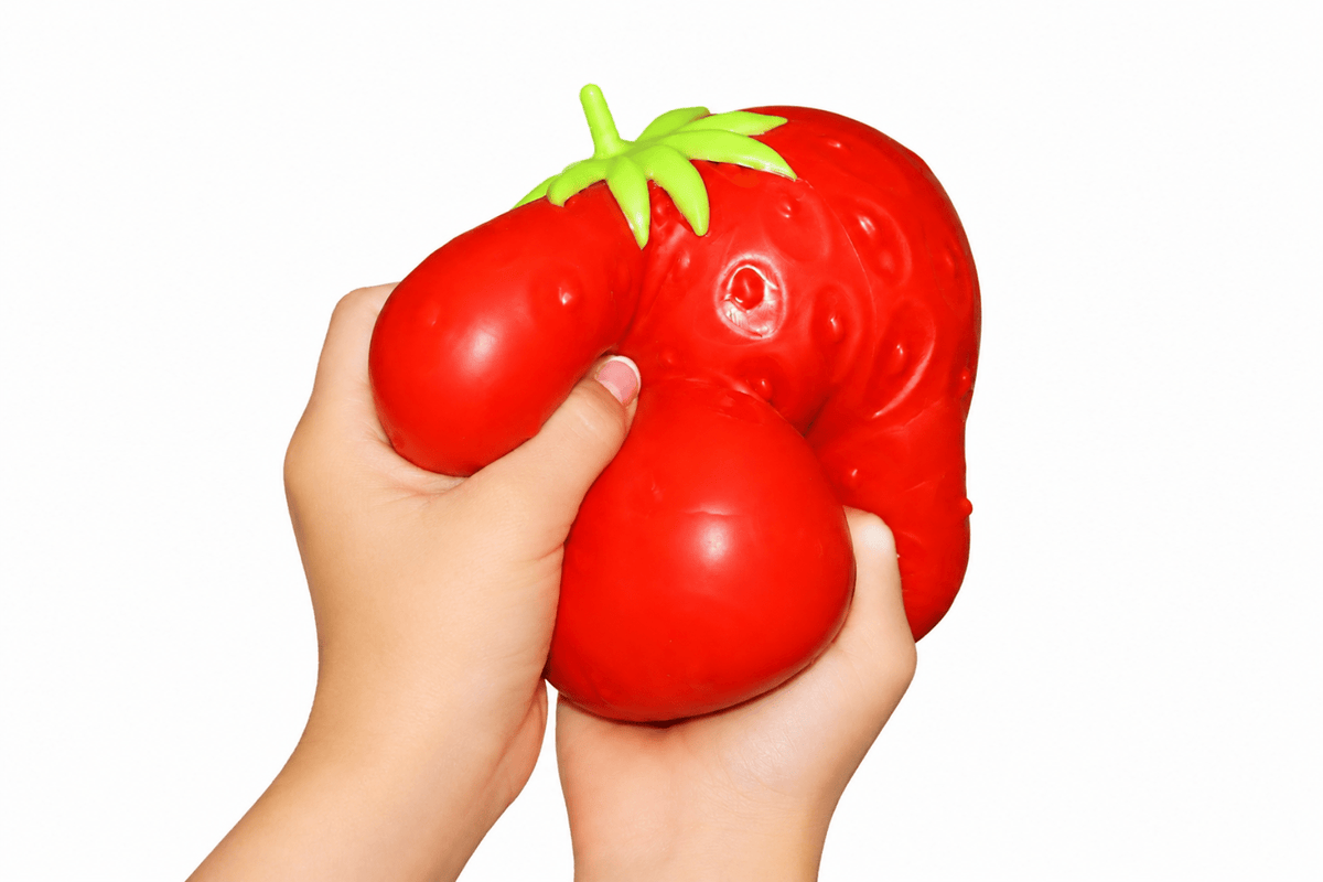 5" Giant Squishy Strawberry - World of Squish - Twirls + Twigs