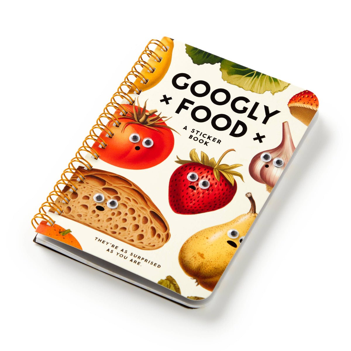 Brass Monkey Googly Food Sticker Book - Twirls + Twigs