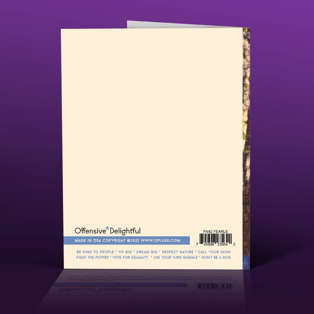 STRONG FEARLESS BADASS Encouragement Card - Twirls + Twigs