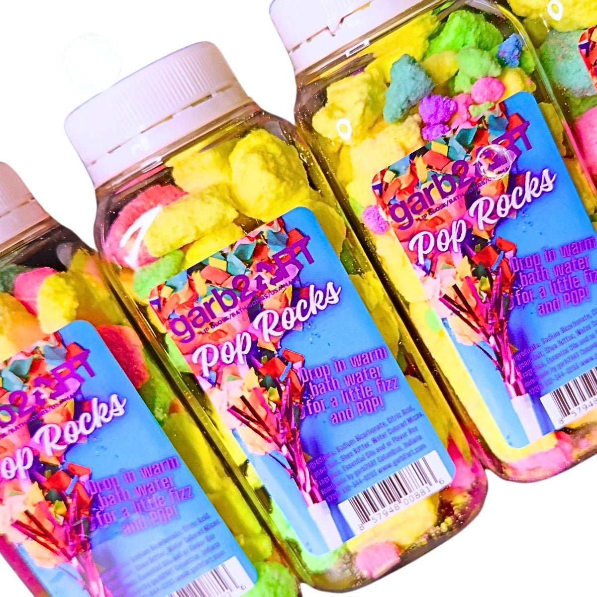Pop Rocks Bath Fizzies - Twirls + Twigs