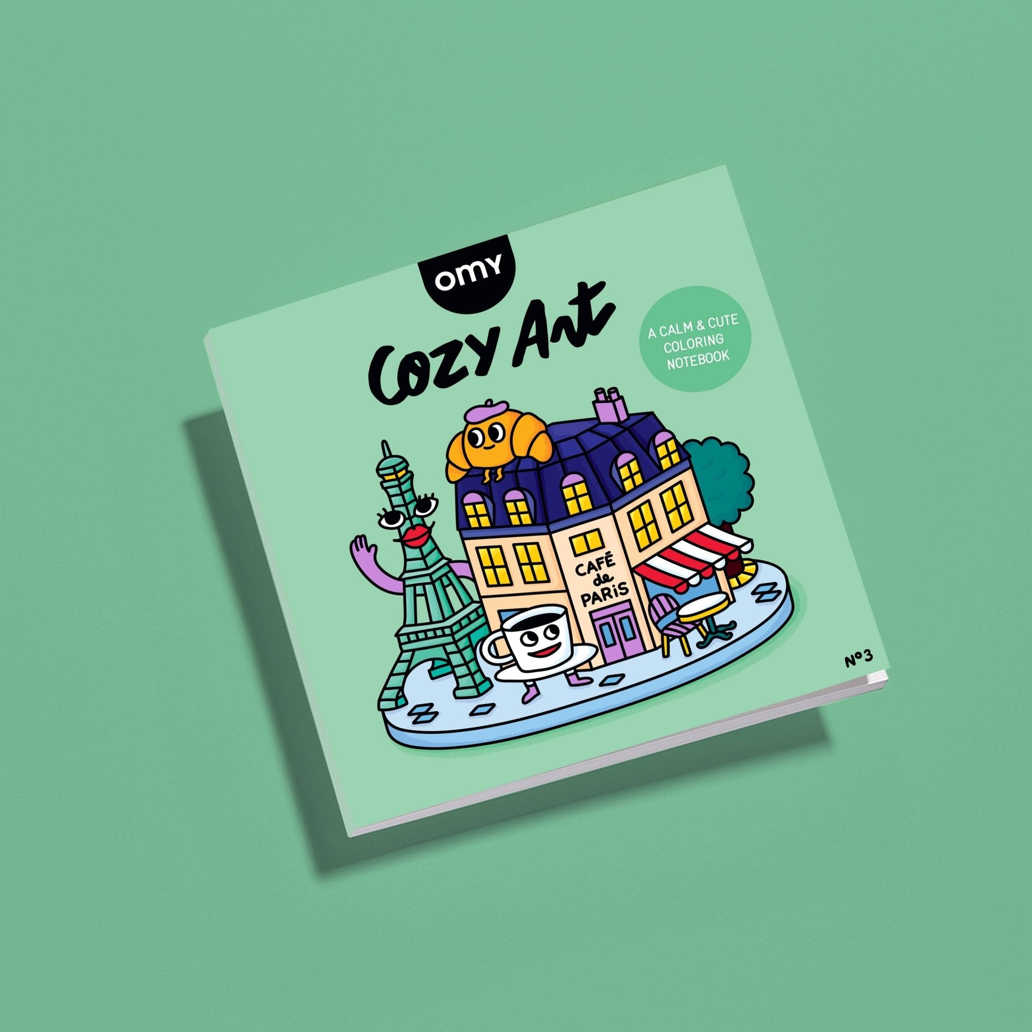 COZY COLORING BOOK - PARIS - Twirls + Twigs