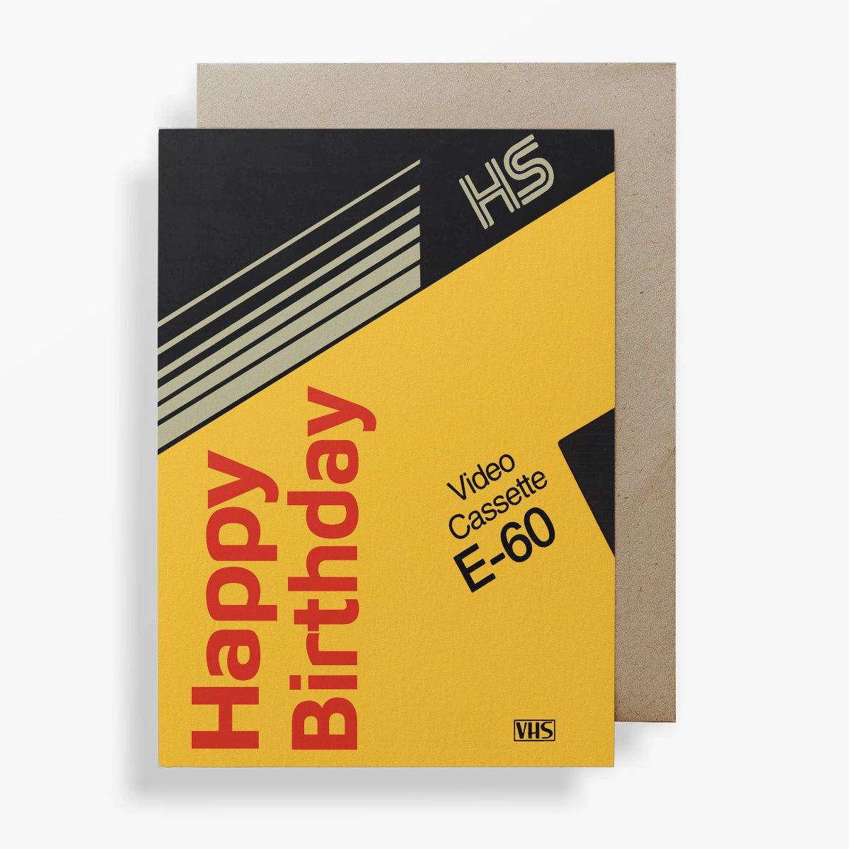 VHS Retro Kodak Inspired Happy Birthday Card - Twirls + Twigs