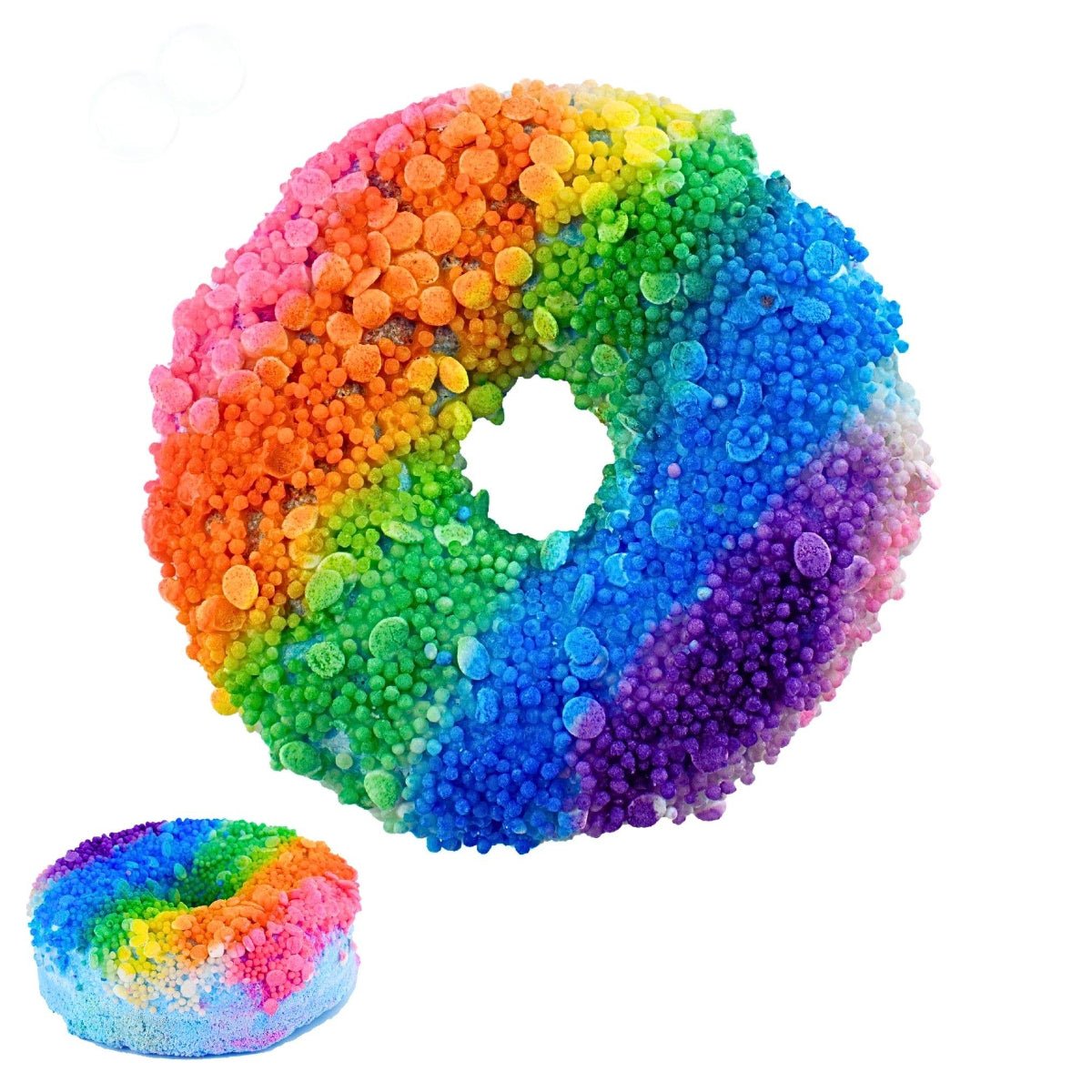 Donut Bath Bomb | Rainbow (Airbrush) - Twirls + Twigs