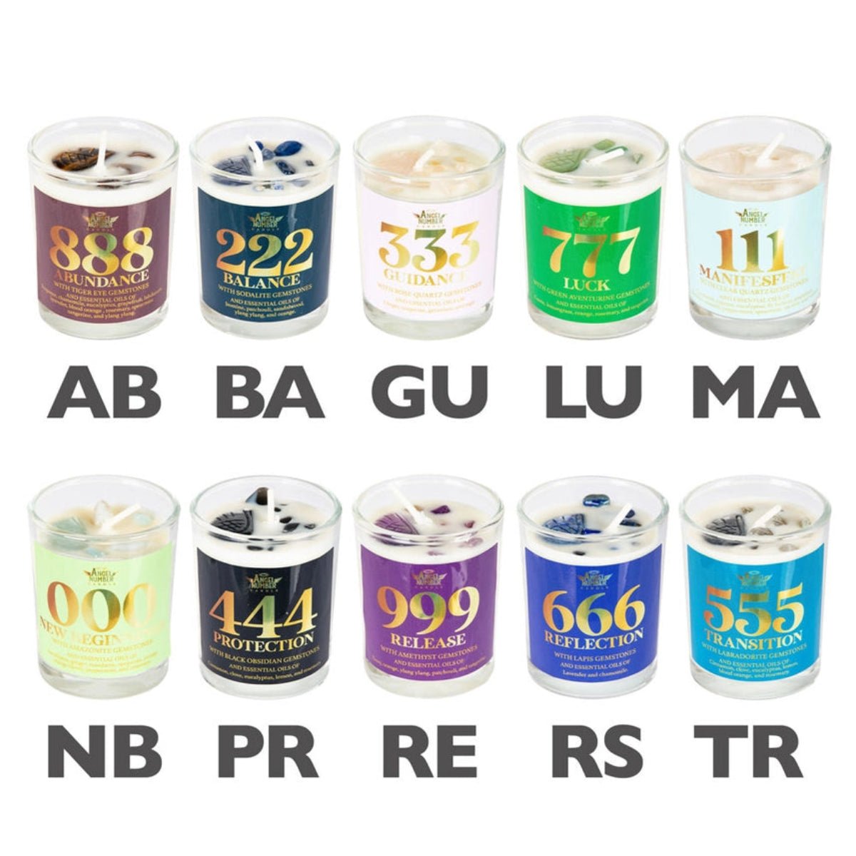 Angel Number Candles - Twirls + Twigs