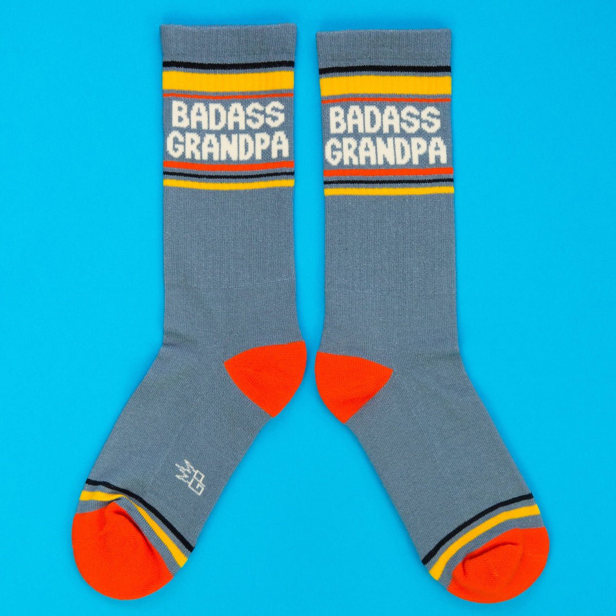 Badass Grandpa Gym Crew Socks - Twirls + Twigs
