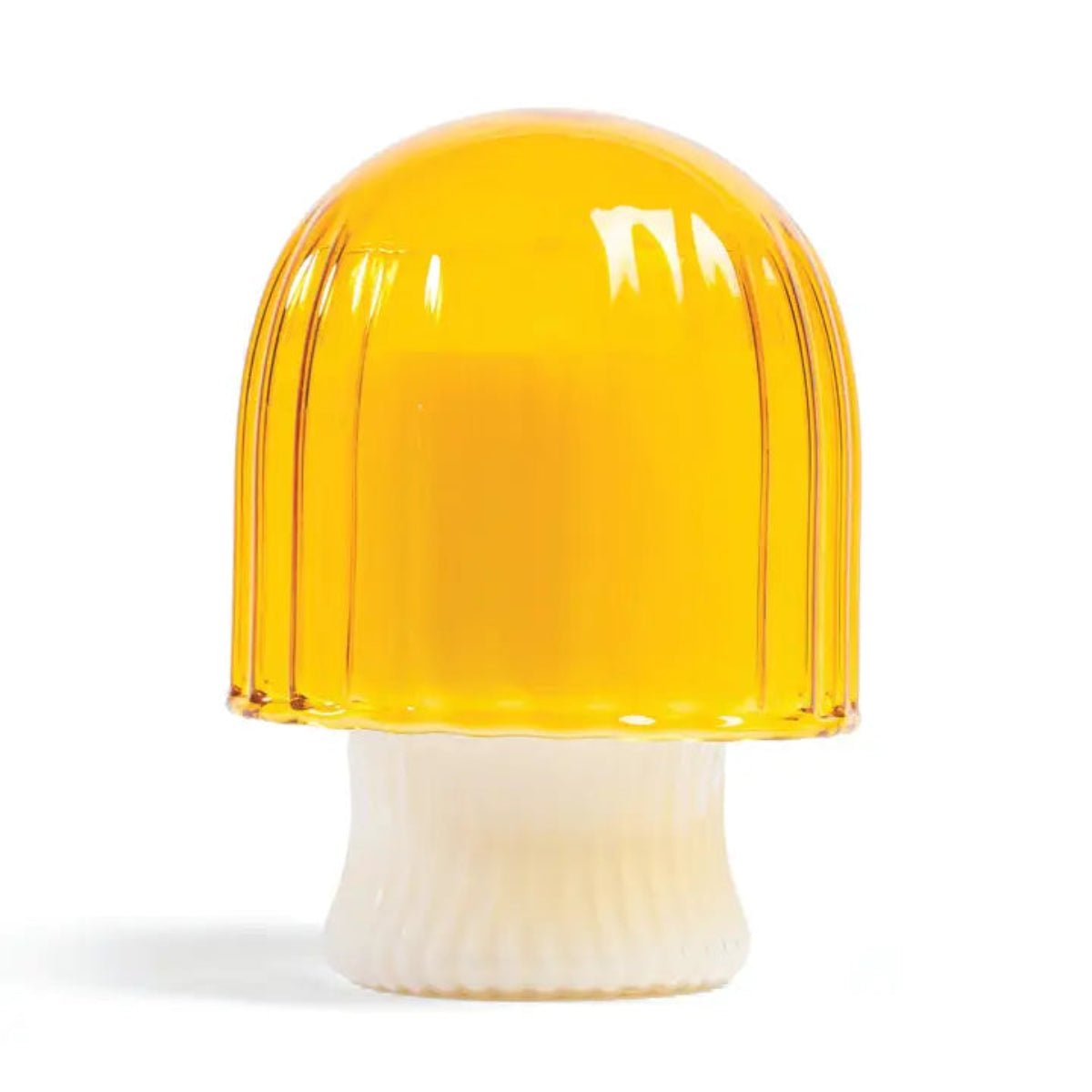 Swedish Dream Lemon Mushroom Cloche Candle - Twirls + Twigs