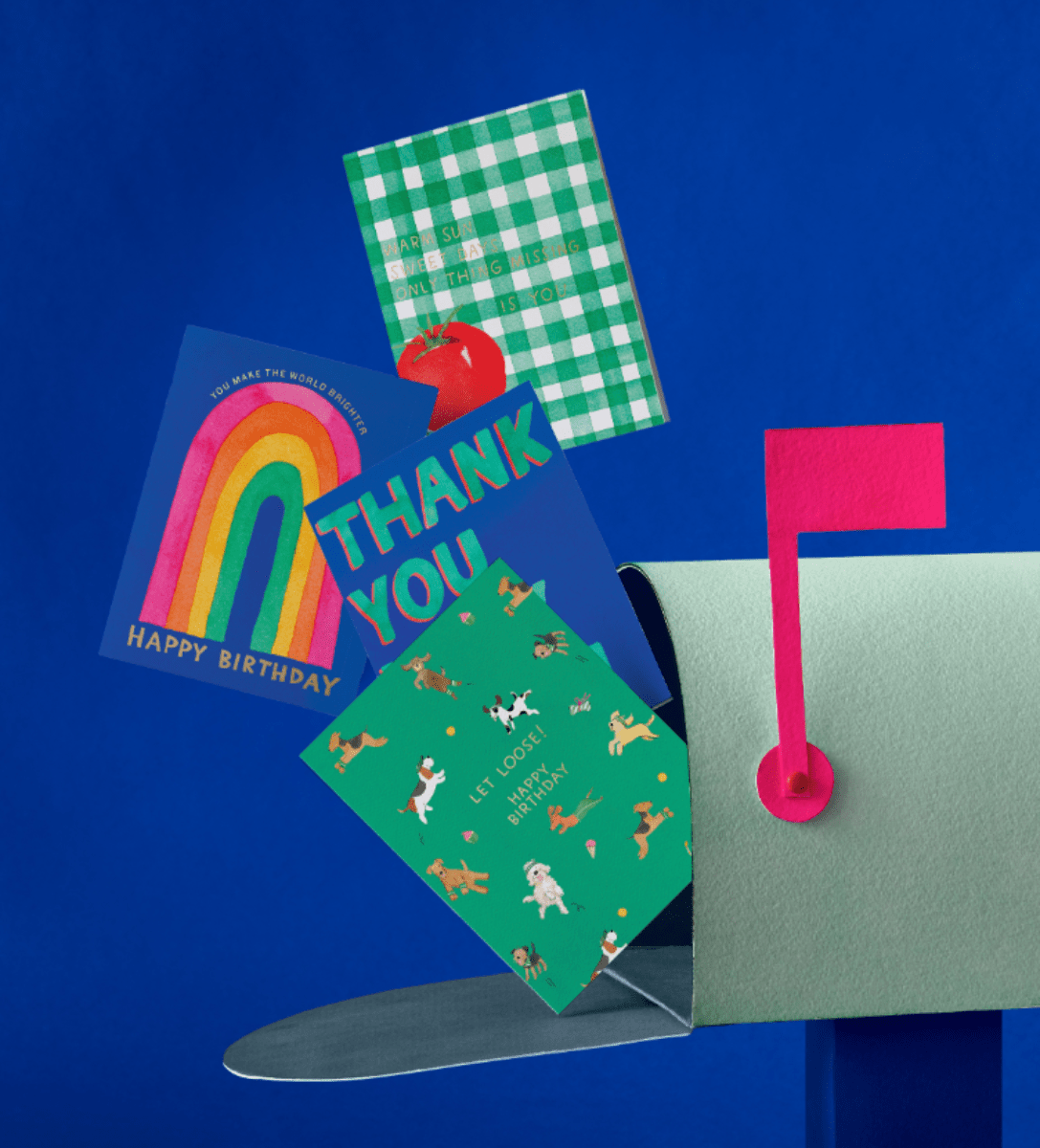 Thank You Very Much Greeting Card - Twirls + Twigs