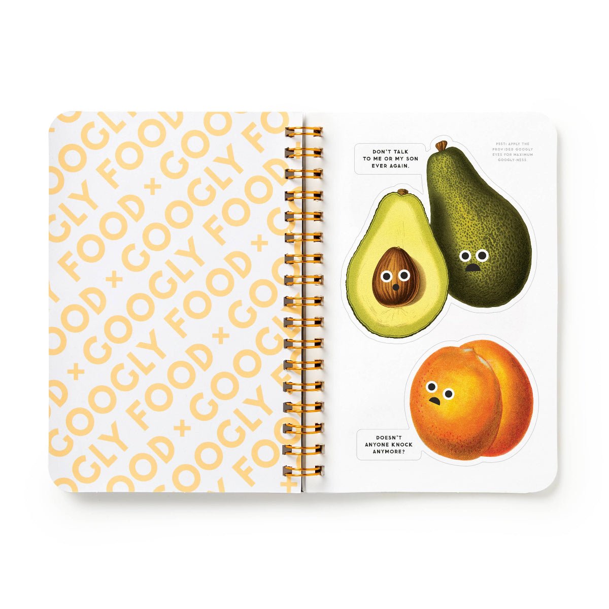 Brass Monkey Googly Food Sticker Book - Twirls + Twigs