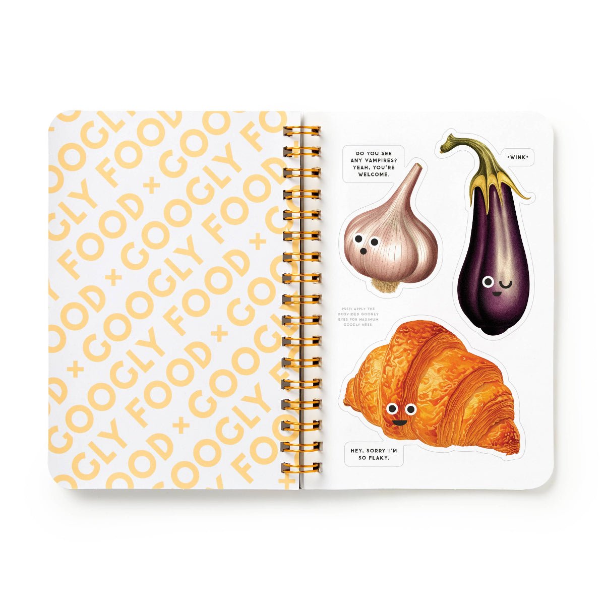Brass Monkey Googly Food Sticker Book - Twirls + Twigs