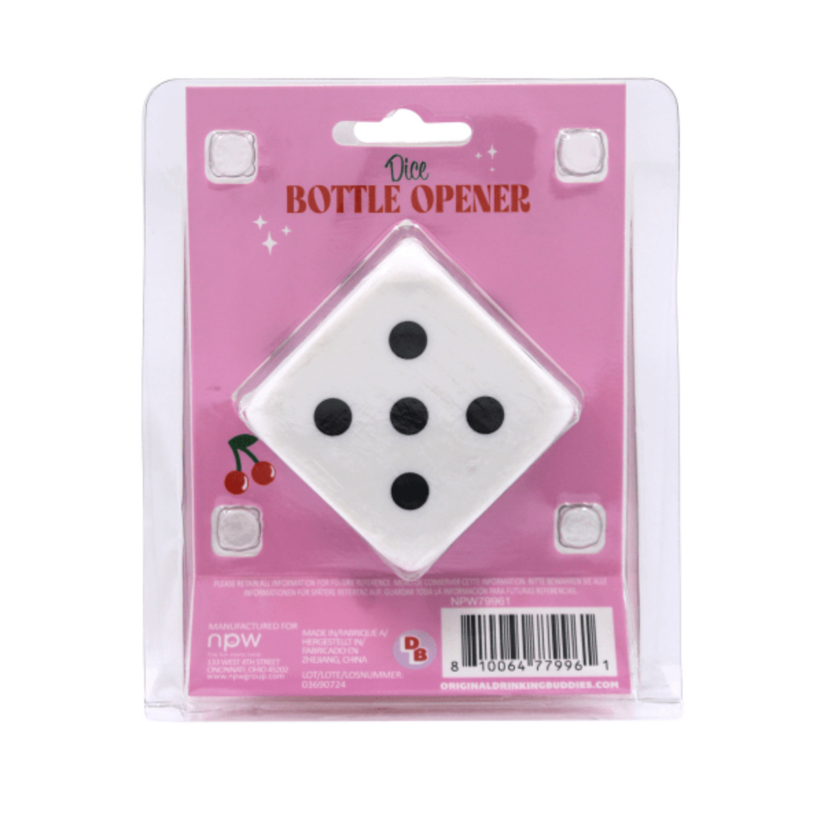 NPW - Dice Bottle Opener - Twirls + Twigs