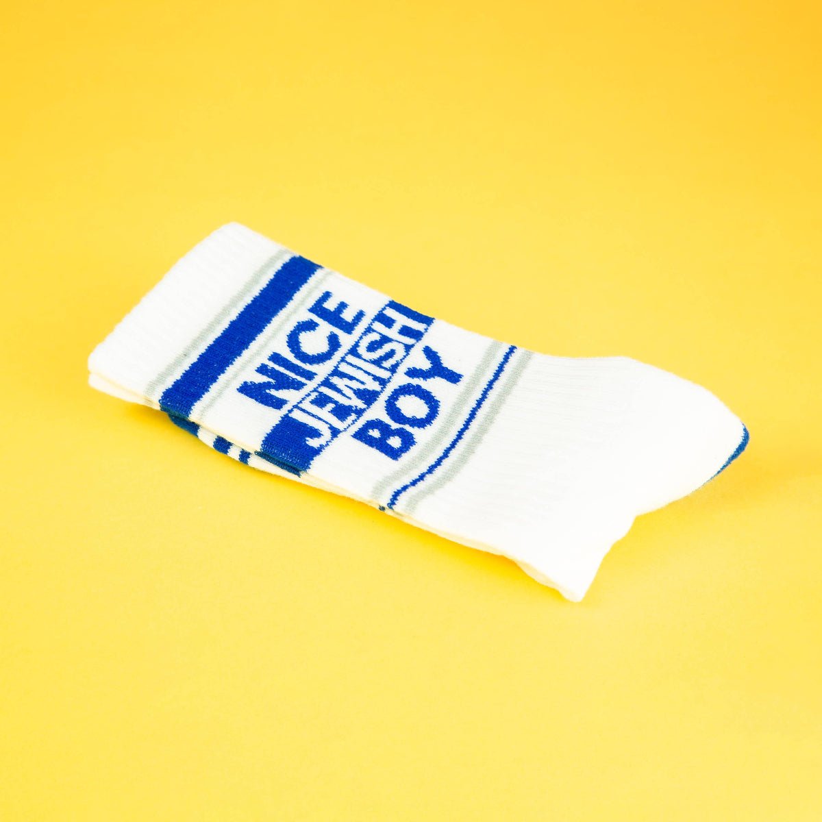 Nice Jewish Boy Gym Crew Socks - Twirls + Twigs