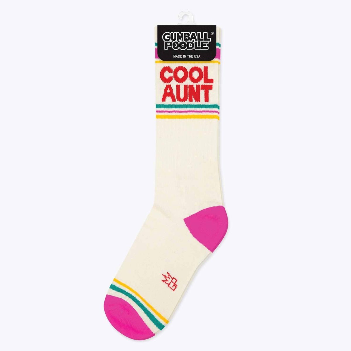 Cool Aunt Gym Crew Socks - Twirls + Twigs