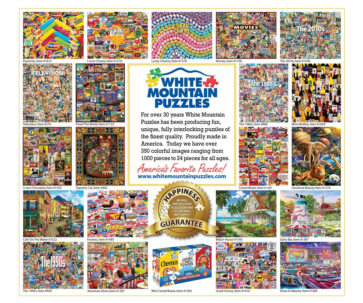 The Nineties (959pz) - 1000 Piece Jigsaw Puzzle - Twirls + Twigs