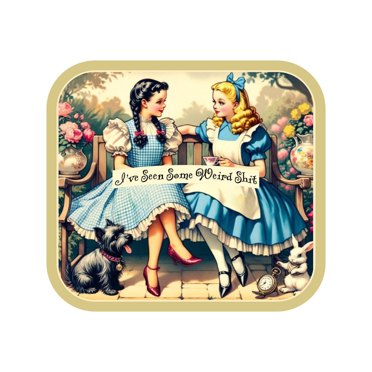 Funny Life Swear Shit Friendship Vinyl Sticker - Twirls + Twigs