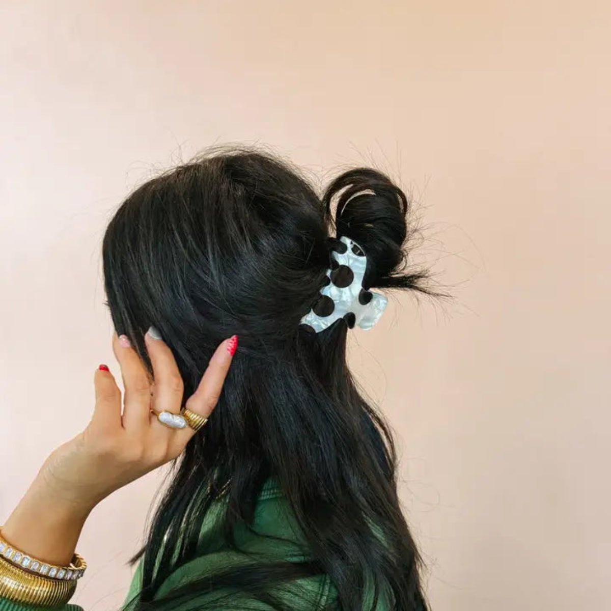Polka Dot Hair Clip - Twirls + Twigs