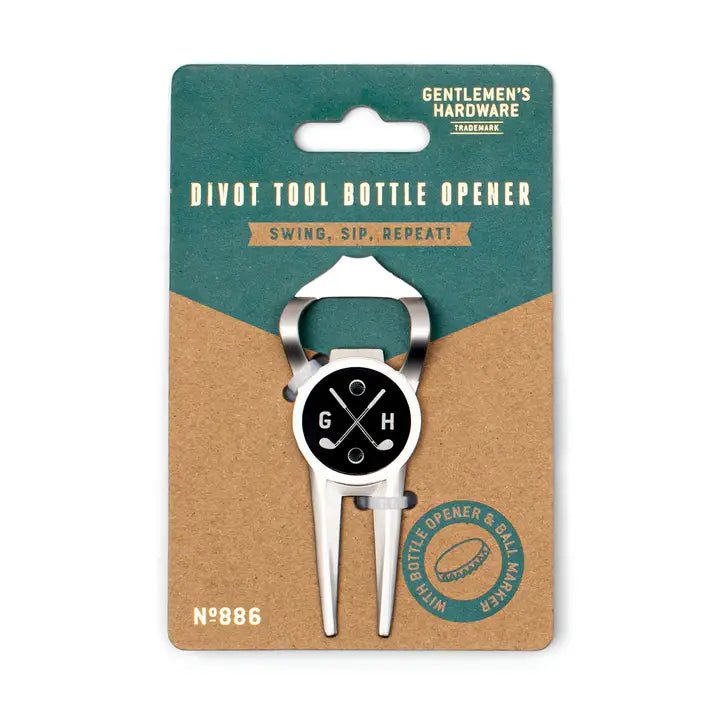 Divot Tool Bottle Opener - Twirls + Twigs