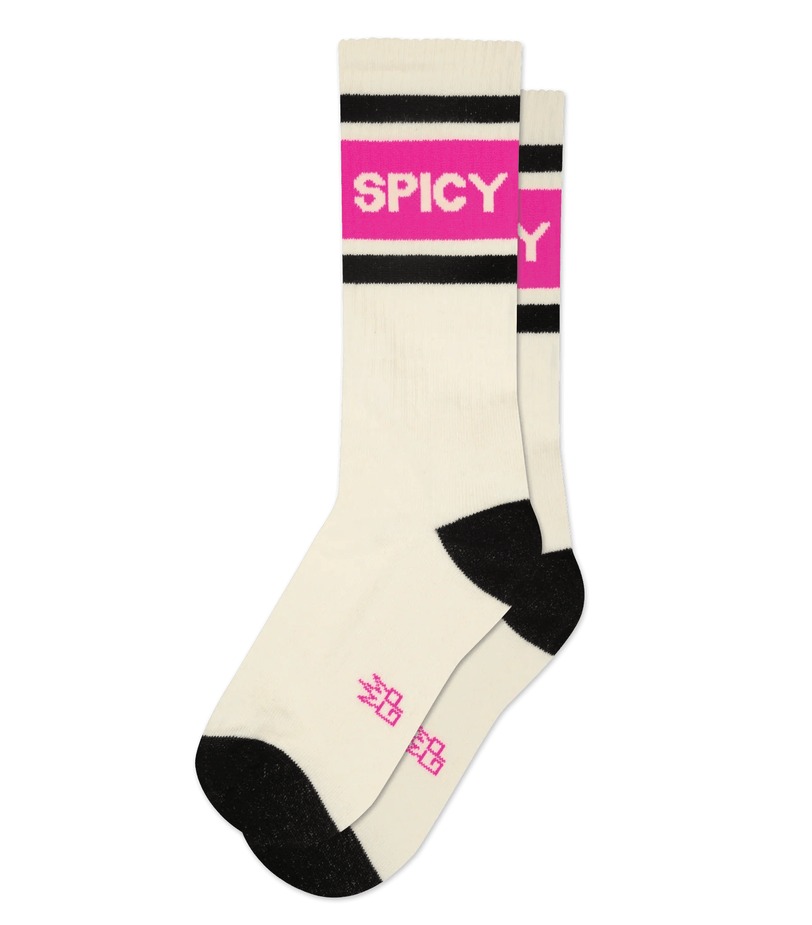 Spicy Gym Crew Socks - Twirls + Twigs