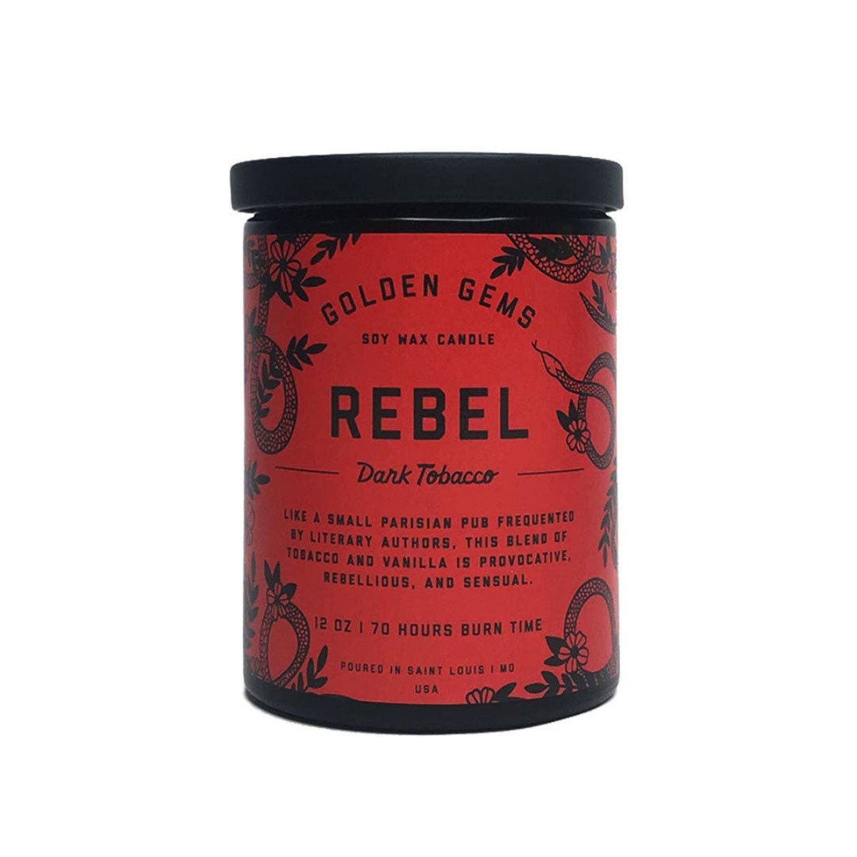 Rebel - Soy Wax Candle - Twirls + Twigs