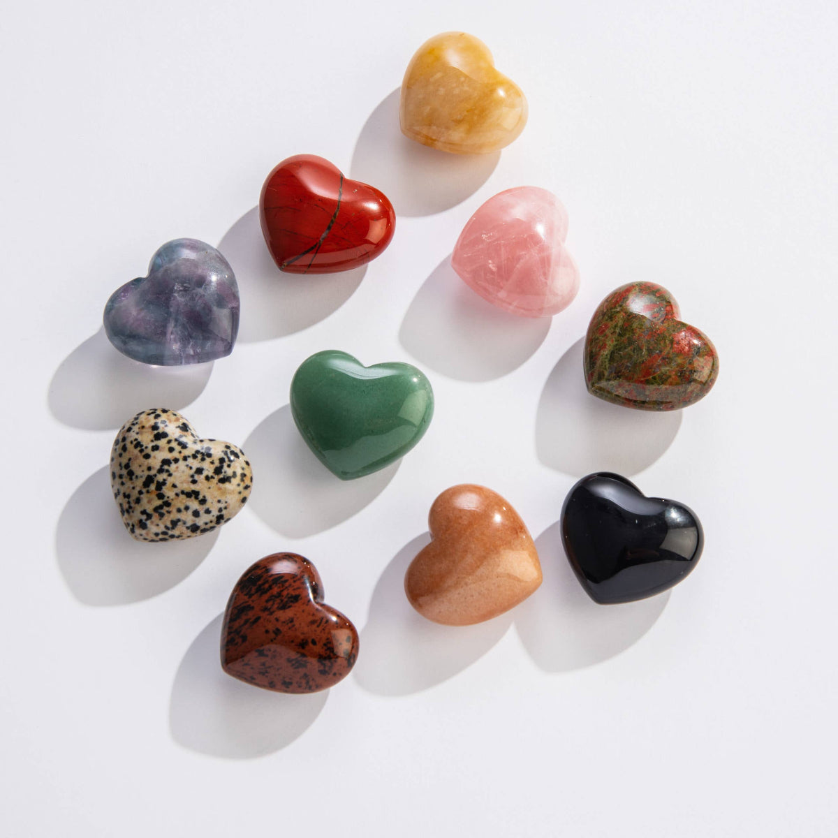 Mineral Hearts, Medium - Twirls + Twigs