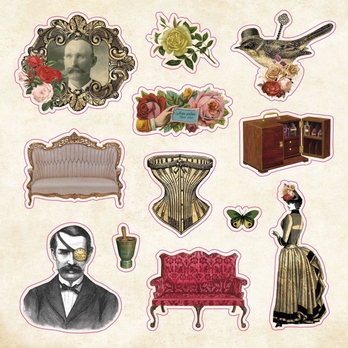 The Sticker Book of Curiosities - Twirls + Twigs