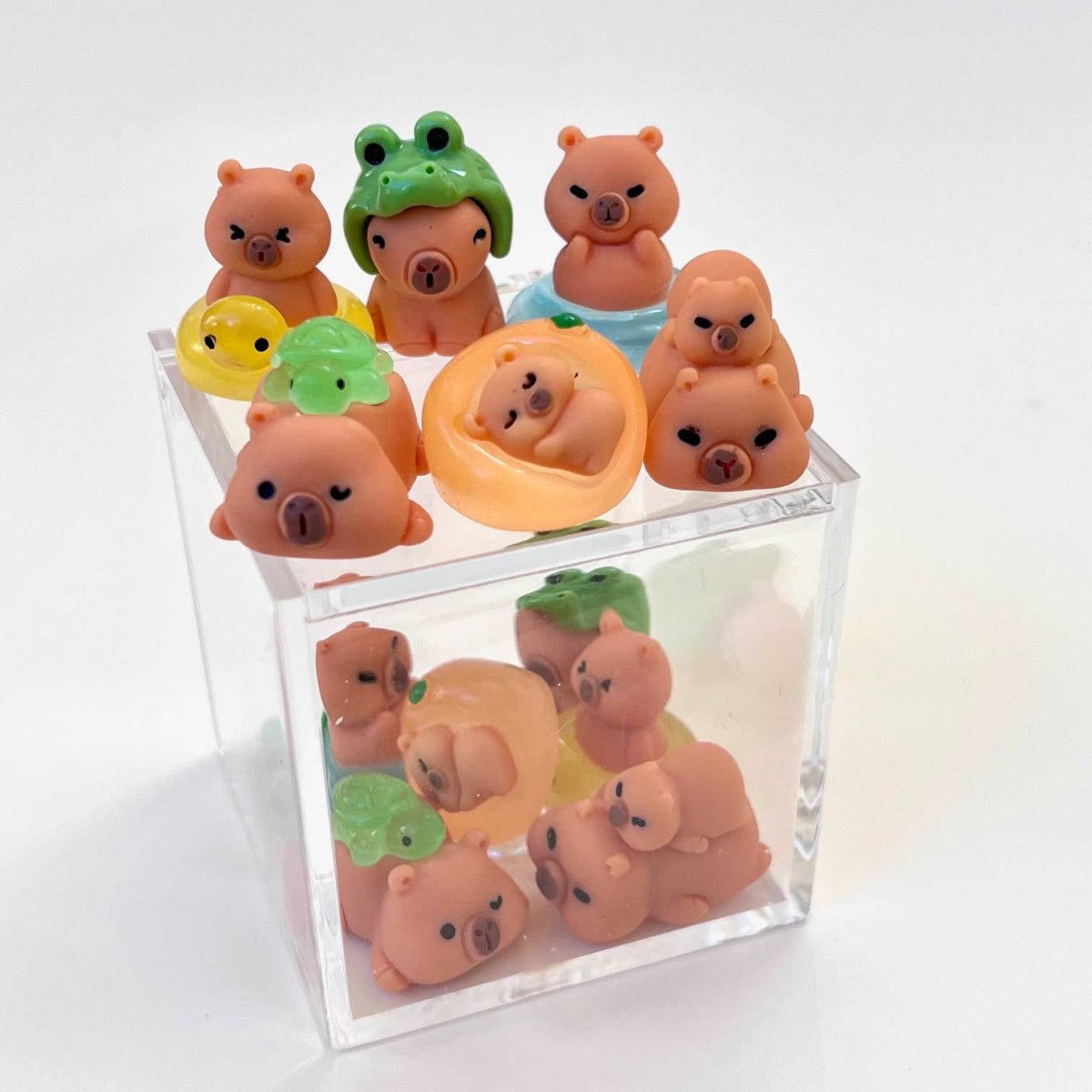 Cute Capybara Miniature Figurines - Twirls + Twigs