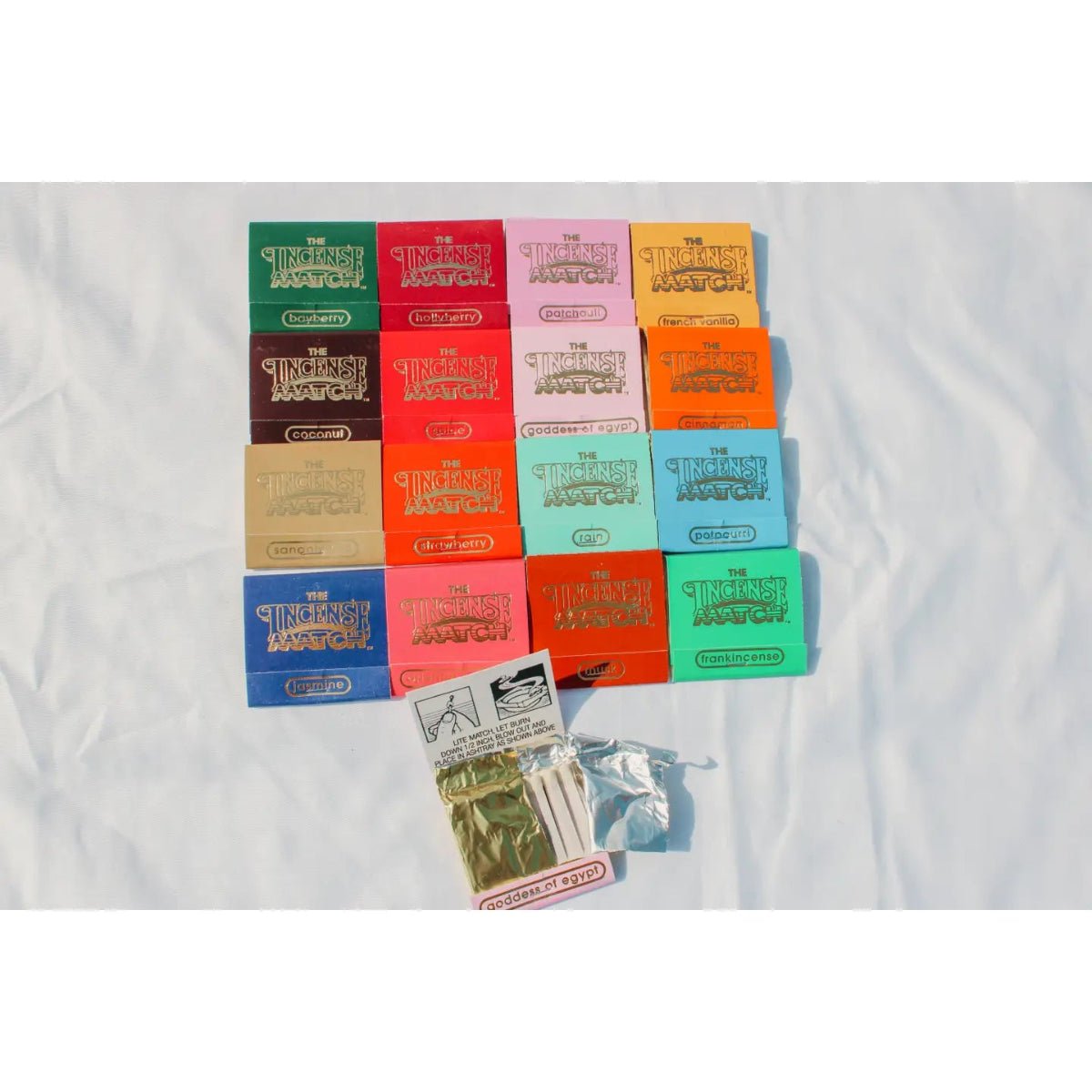 Incense Matche Books - Assorted Fragrances - Twirls + Twigs